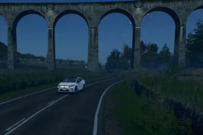 Stylowy Elektryczny SUV Skoda Enyaq Coupé — Realistyczny Samochód do Farming Simulator 25 — 4