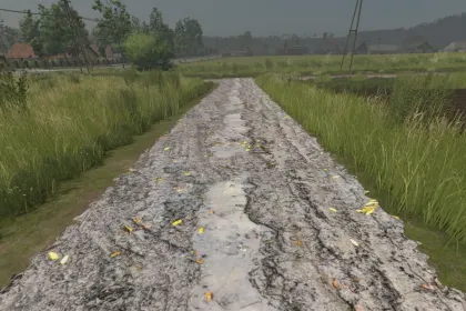 Нові Декоративні Дороги Mud and Cobblestone Roads для Farming Simulator 25 — Бруд і Бруківка