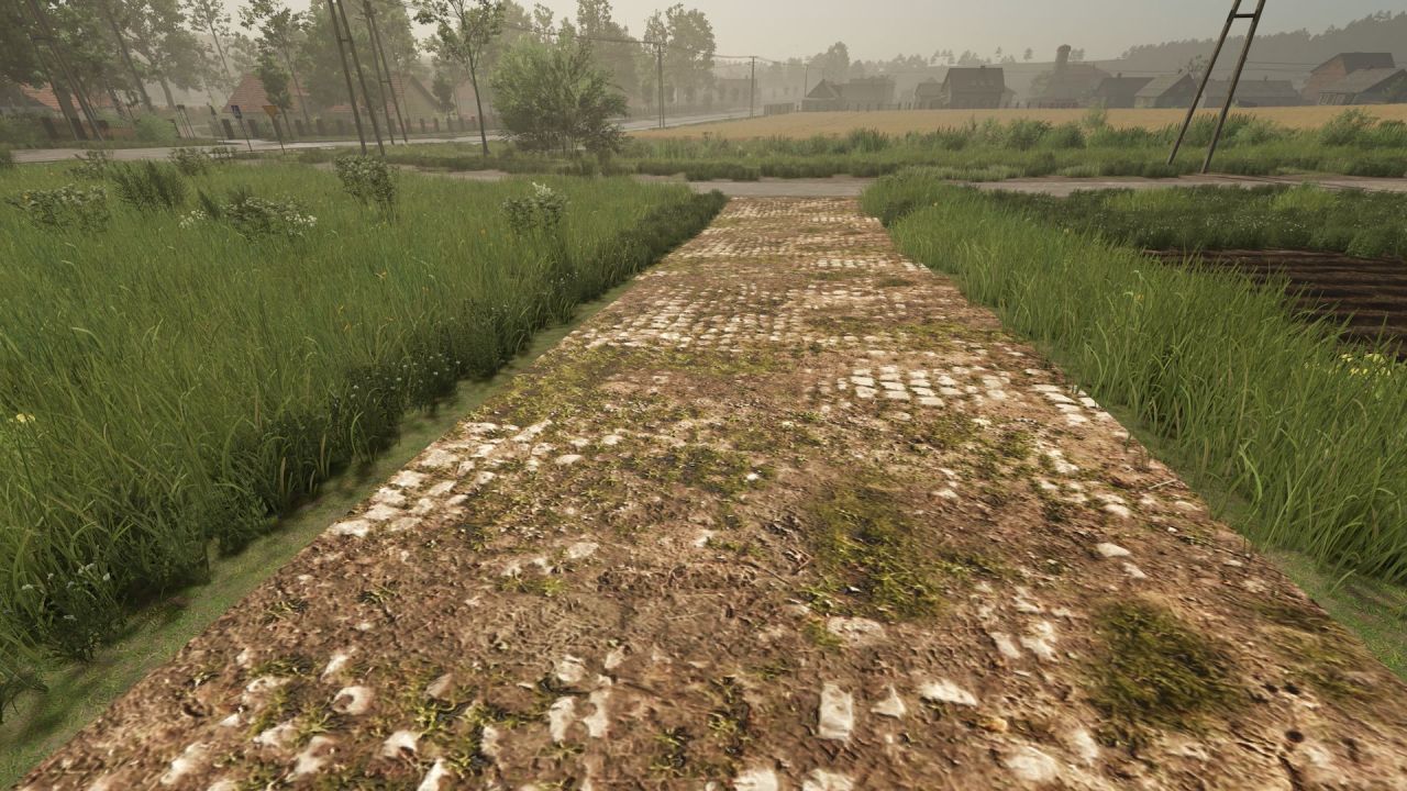 New Decorative Roads Mud and Cobblestone Roads for Farming Simulator 25 — Dirt and Cobblestone