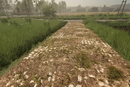 Нові Декоративні Дороги Mud and Cobblestone Roads для Farming Simulator 25 — Бруд і Бруківка