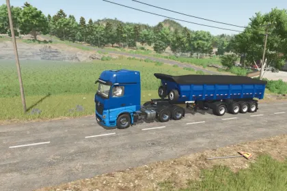 Напівпричіп Lizard FACNN4800 для Farming Simulator 25 — 3