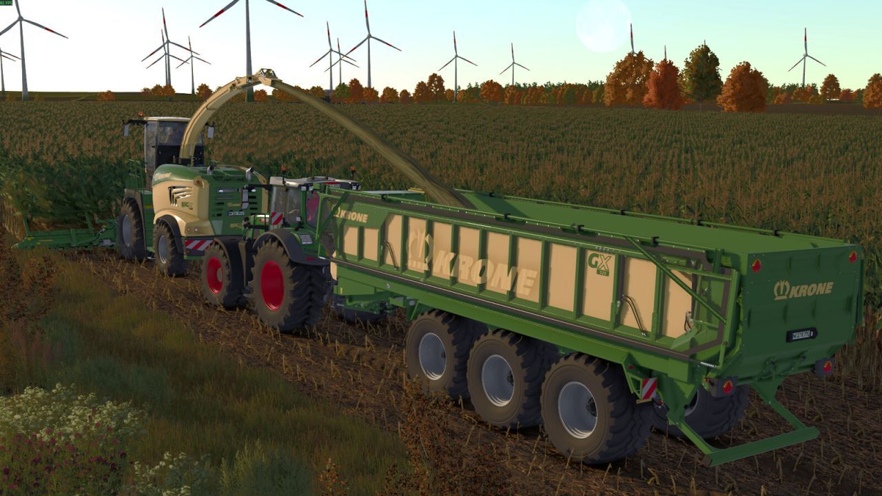 Причіп Krone GX520 Folded для Farming Simulator 25