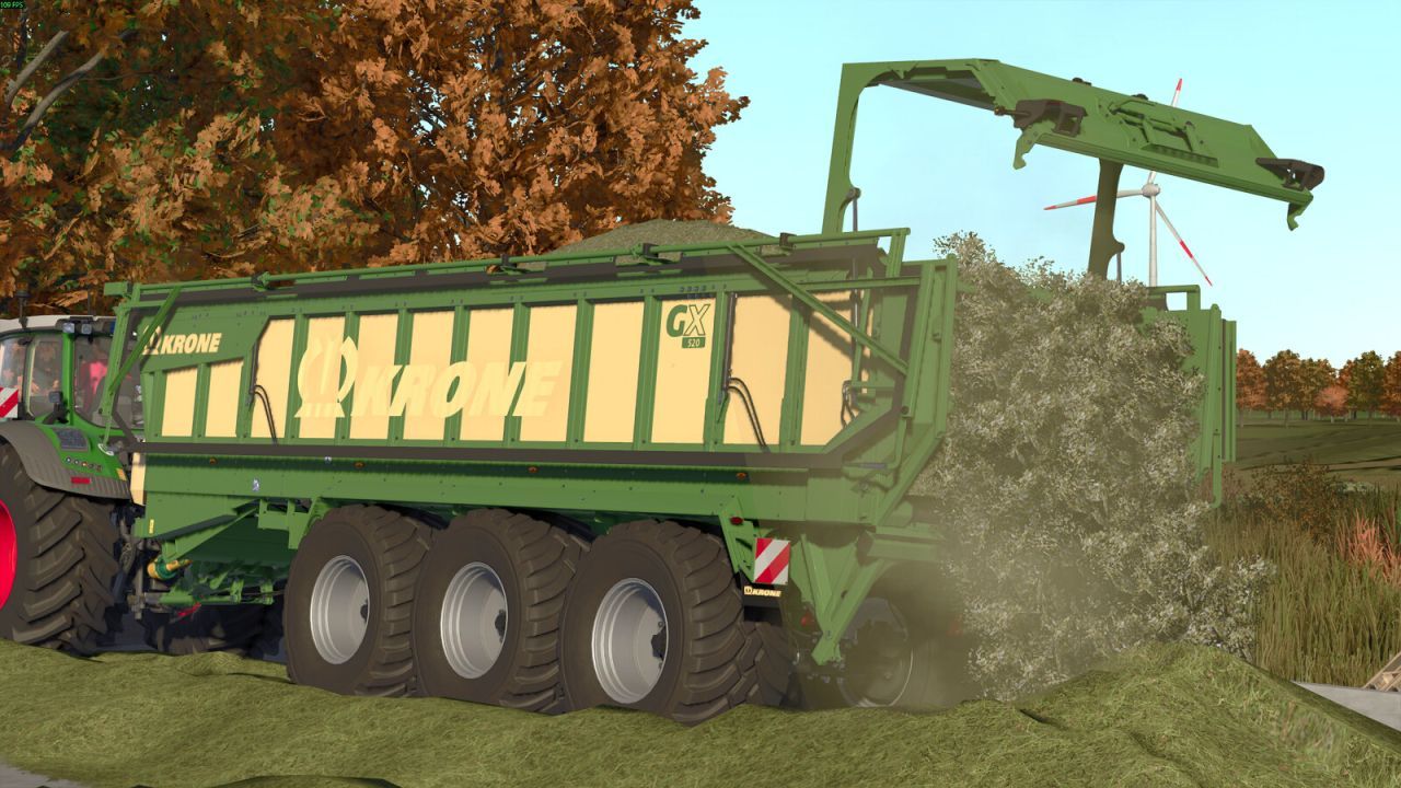 Причіп Krone GX520 Folded для Farming Simulator 25