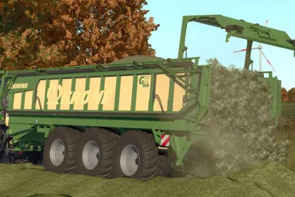 Причіп Krone GX520 Folded для Farming Simulator 25 — 3