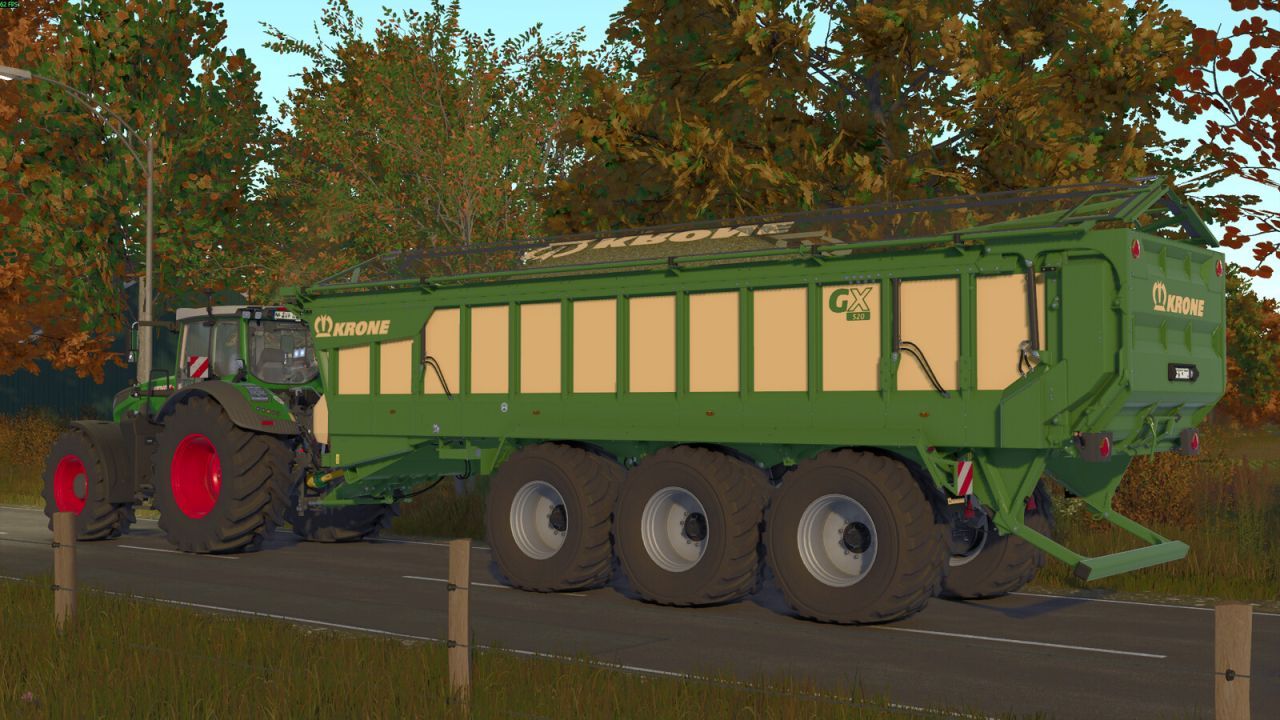 Причіп Krone GX520 Folded для Farming Simulator 25