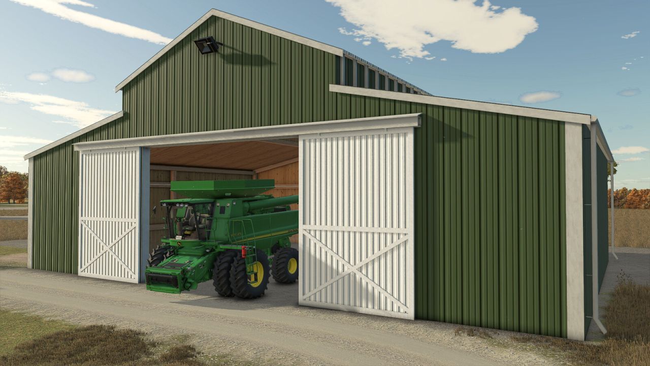 Сарай American Shed для Farming Simulator 25