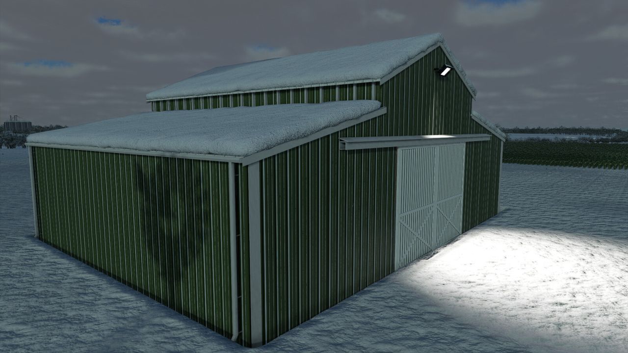 Сарай American Shed для Farming Simulator 25
