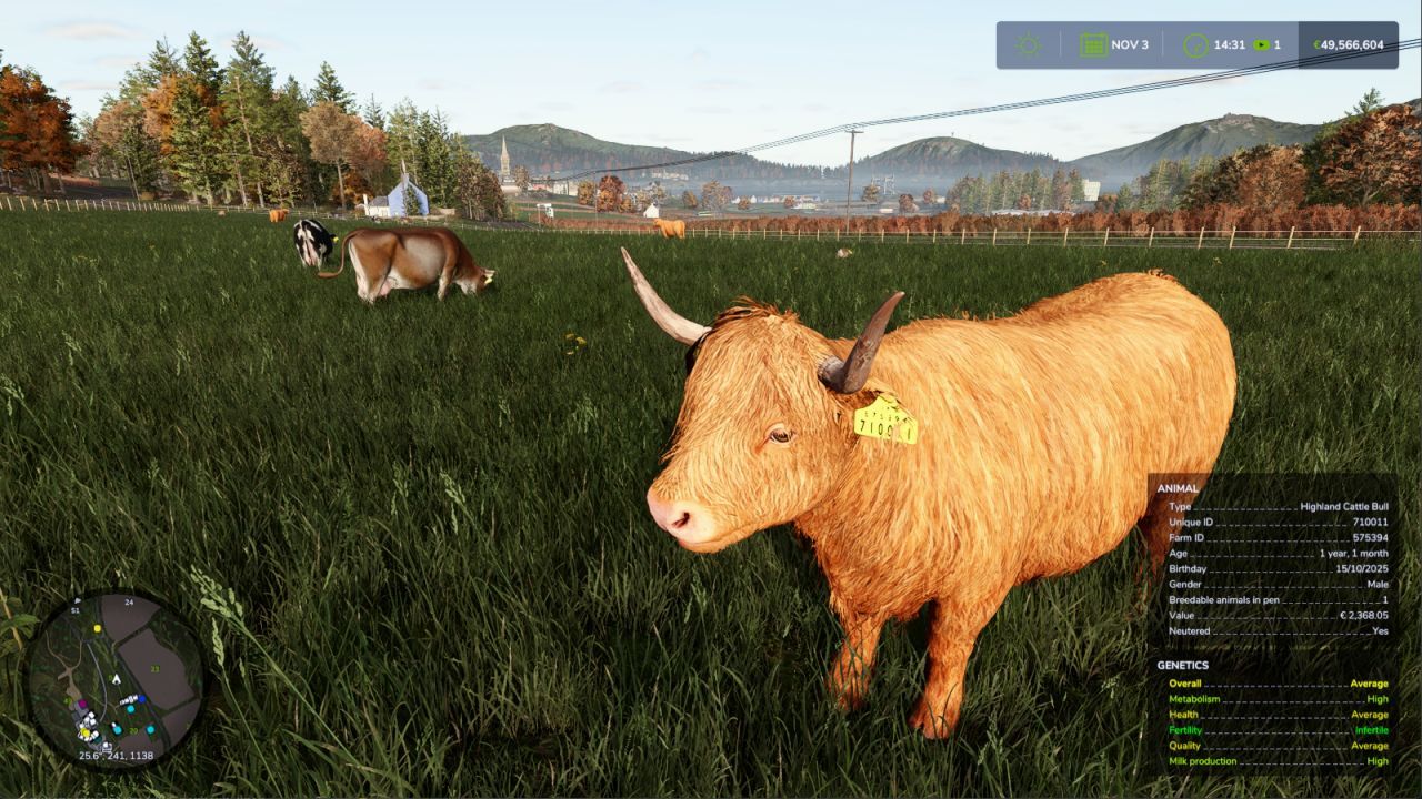 Realistyczne T animalnictwo Enhanced Livestock dla Farming Simulator 25 — Inteligentne Hodowla i Genetyka