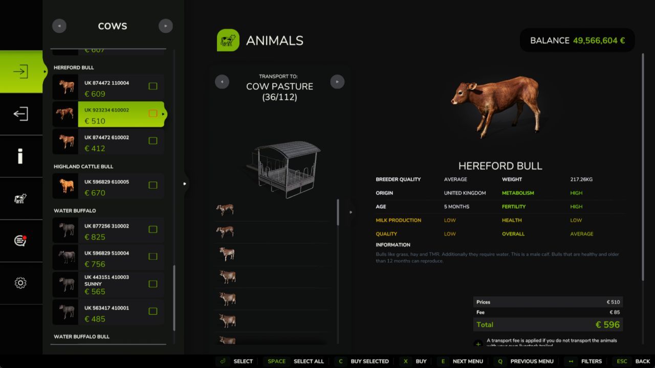 Реалістичне Тваринництво Enhanced Livestock для Farming Simulator 25 — Розумне Розведення та Генетика