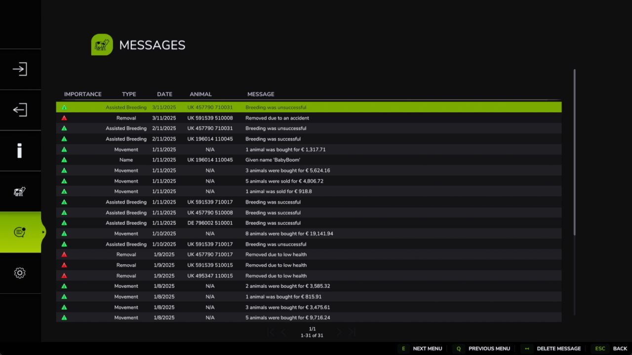 Реалістичне Тваринництво Enhanced Livestock для Farming Simulator 25 — Розумне Розведення та Генетика