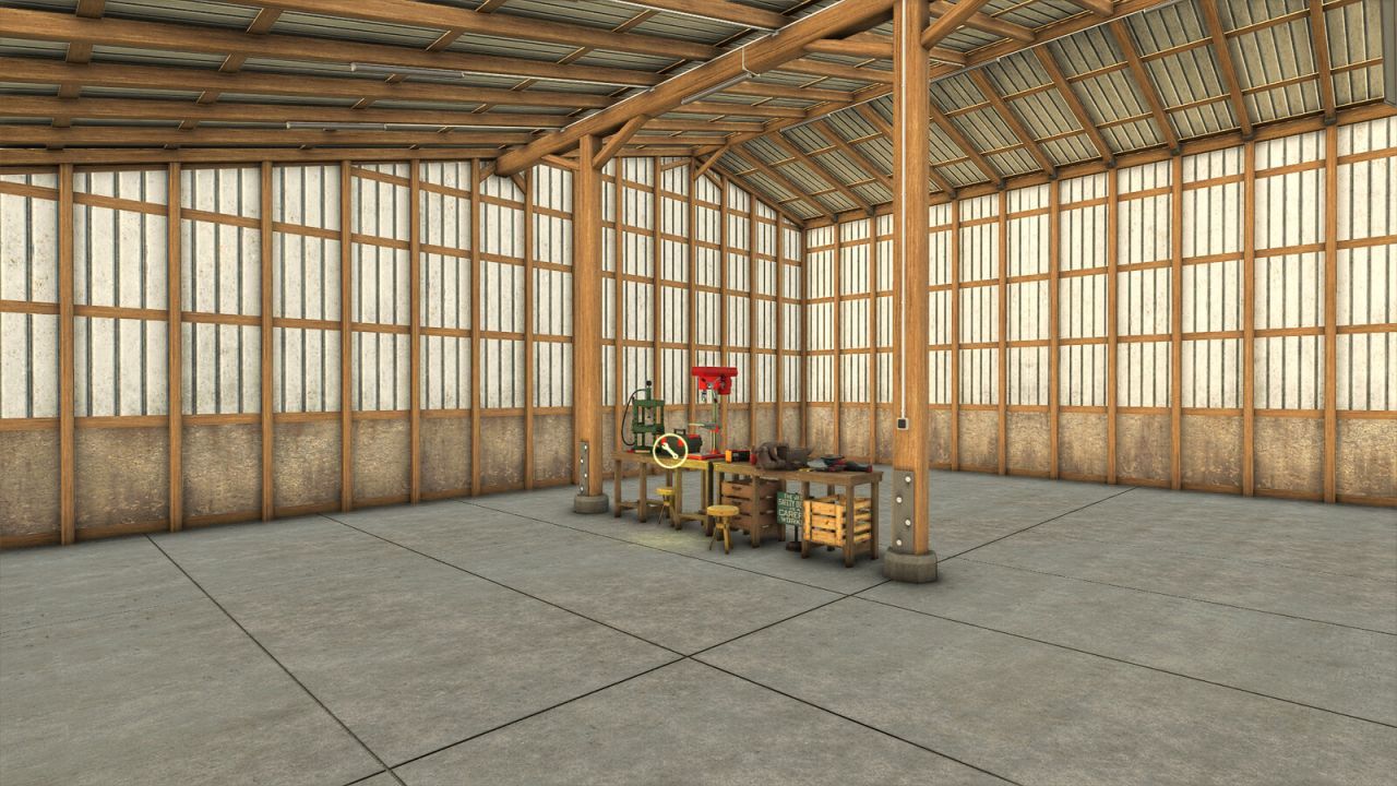 Стара гараж-майстерня для Farming Simulator 25