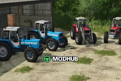 Трактор Landini 1X000 Series And MF 10X4 Series V1.0.1 для FS25