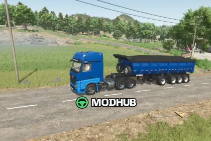 Напівпричіп Lizard FACNN4800 V1.0 для FS25 — 3