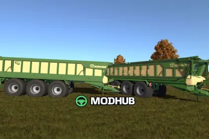 Причіп Krone GX520 Folded V1.0 для FS25