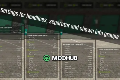Additional Vehicle Info V1.0 для FS25 — 3