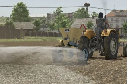 Ефективний Розкидач N-015 "KOS" для Farming Simulator 25 — Рівномірне Внесення Добрив і Вапна