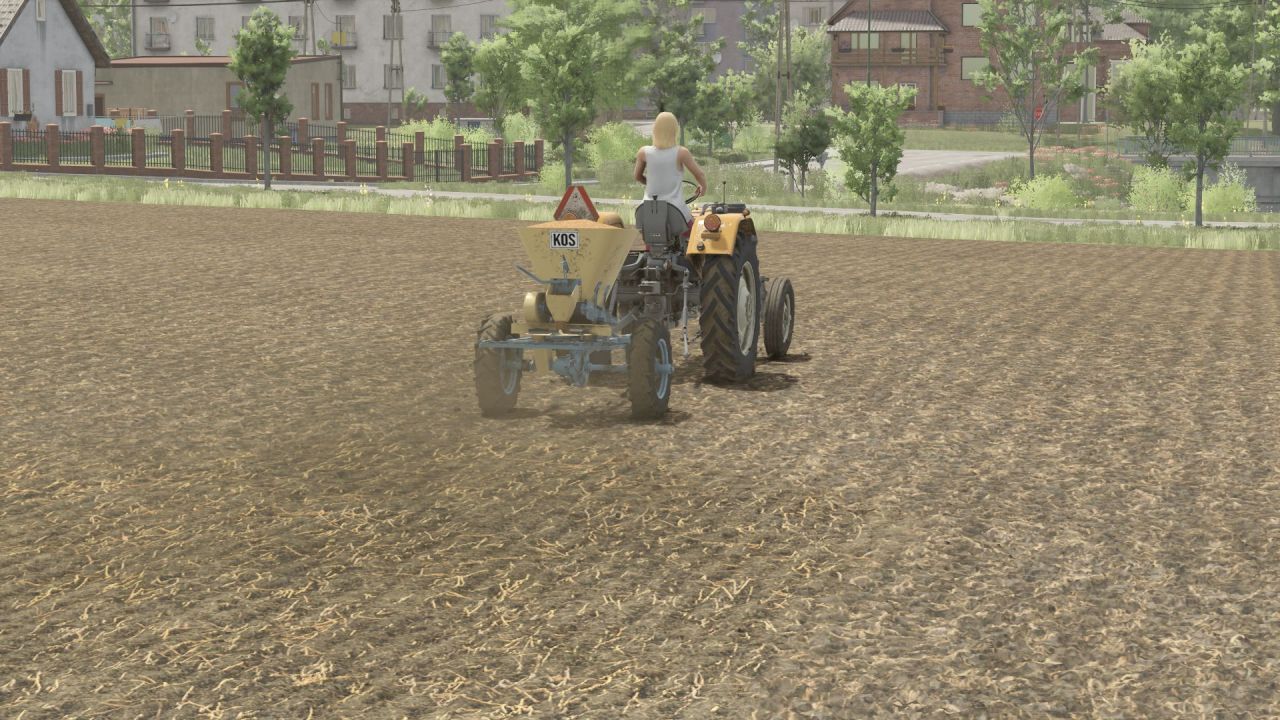 Efektywny Rozrzutnik N-015 KOS do Farming Simulator 25 — Równomierne Wnoszenie Nawozów i Wapna