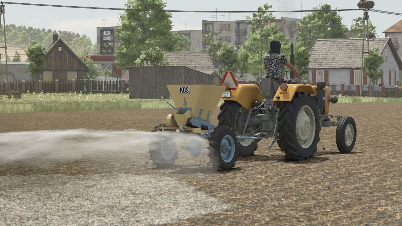 Efektywny Rozrzutnik N-015 KOS do Farming Simulator 25 — Równomierne Wnoszenie Nawozów i Wapna