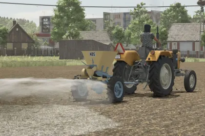 Ефективний Розкидач N-015 "KOS" для Farming Simulator 25 — Рівномірне Внесення Добрив і Вапна