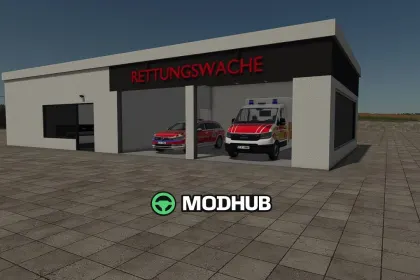 Small Rescue Station V1.0 for FS25 — 3