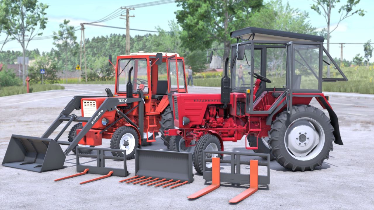 Legendarny Traktor Wlademirec T25 — Kompaktowy Pomocnik dla Farmy w FS25