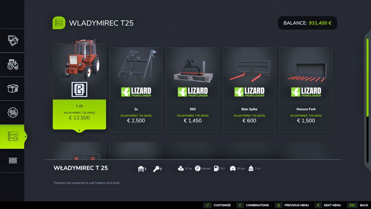 Legendarny Traktor Wlademirec T25 — Kompaktowy Pomocnik dla Farmy w FS25 - Zrzuty ekranu