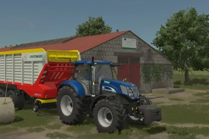 Трактор New Holland T7000 RC Series для Farming Simulator 25