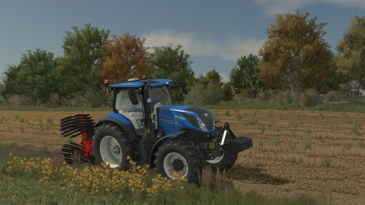 Трактор New Holland T7/SWB для Farming Simulator 25