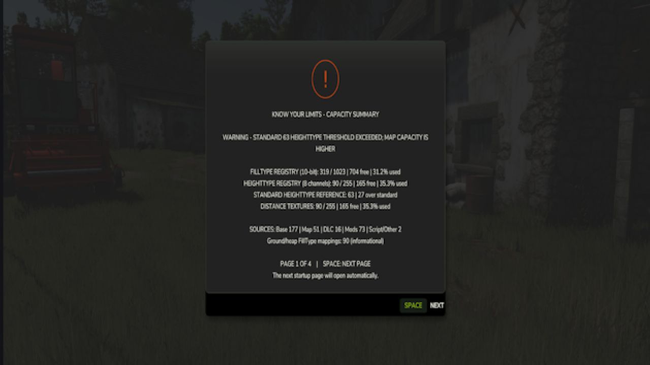 Know Your Limits для Farming Simulator 25