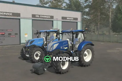 Трактор New Holland T7/SWB V1.0 для FS25
