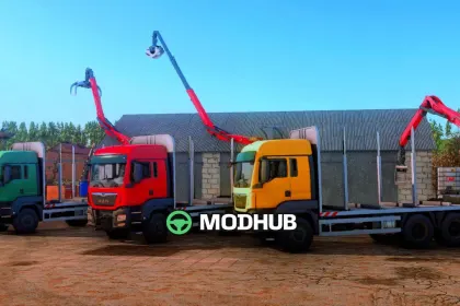 Вантажівка MAN TGS 33.500 timber edition V1.0 для FS25