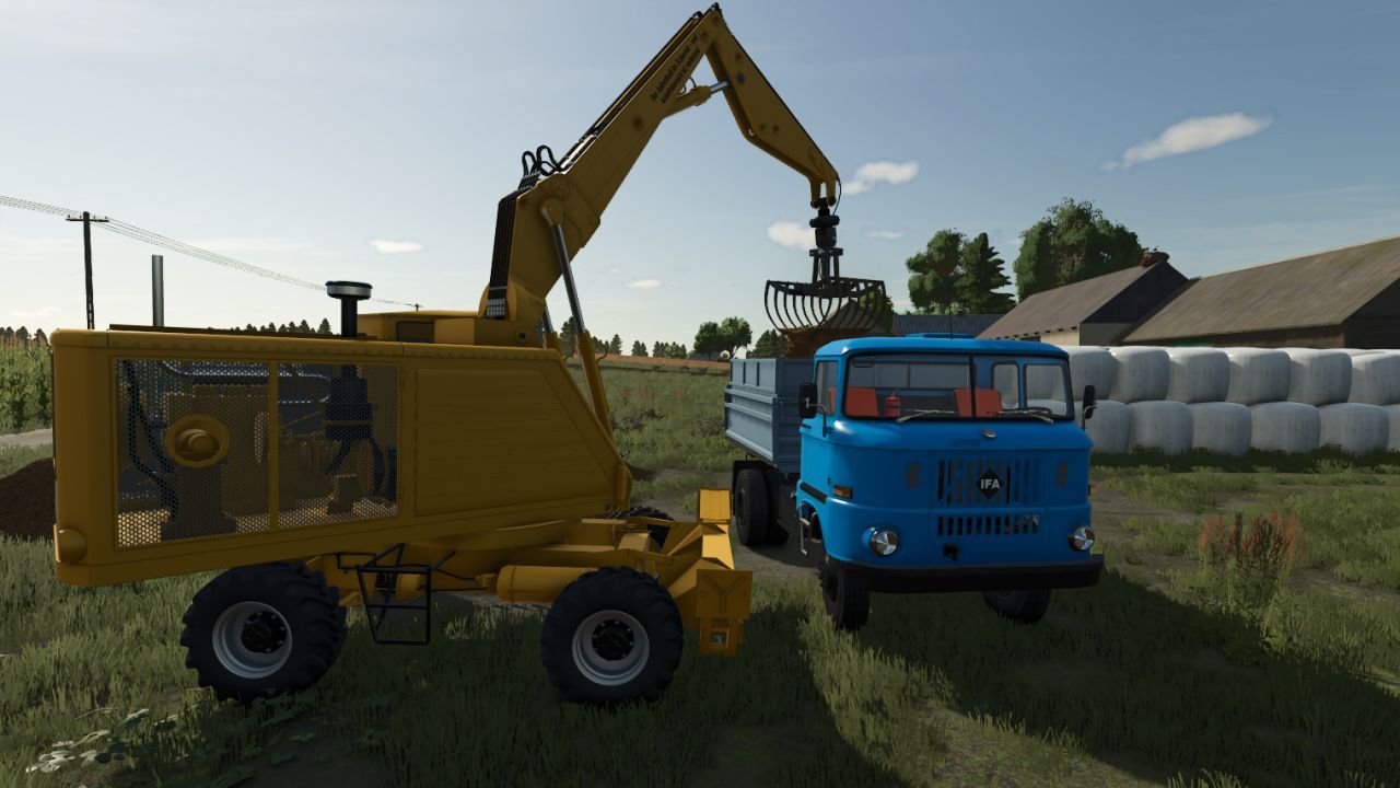 Mocny Koparka Fortschritt T174 Weimar Bagger z Rozszerzonym Wyborem Kolorów dla FS25