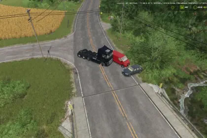 Фізика зіткнень транспорту Traffic Collision Physics для Farming Simulator 25