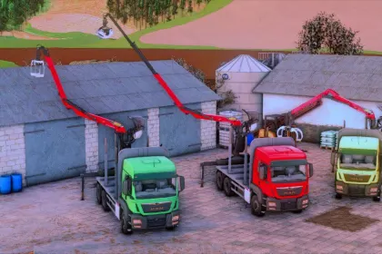 Трактор MAN TGS 33.500 (timber edition) для Farming Simulator 25 — 2