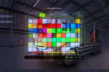 Трактор MAN TGS 33.500 (timber edition) для Farming Simulator 25 — 4