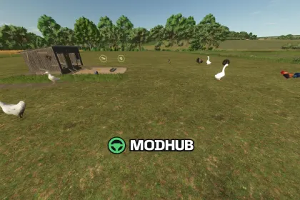 Інші тварини New Animals (Goose, Duck, Turkey, and Rabbit) V1.1.1 для FS25