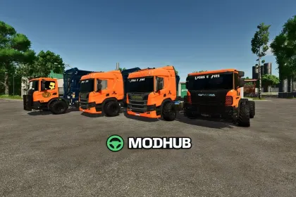 Цукровоз Scania Sugarcane Trucks V1.0 для FS25