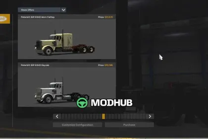 Outlaw Peterbilt 359 v2 1.60 for ATS — 2