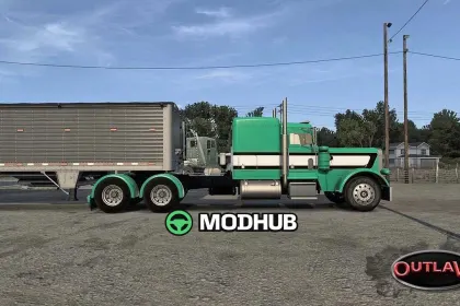 Outlaw Peterbilt 359 v2 1.60 for ATS — 3