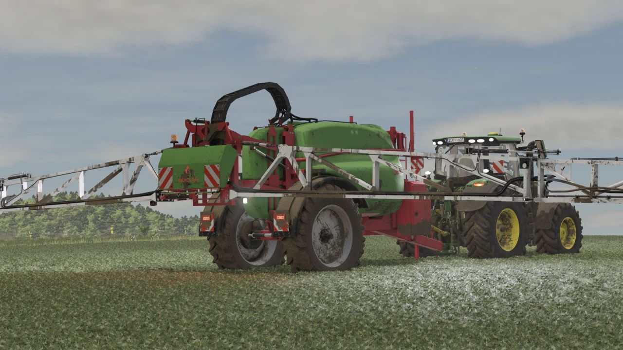 Ефективний Обприскувач KFMR Krukowiak Goliat 8000 — 8000 л та Штанга 40 м для FS25