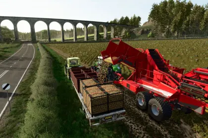 Бокси Gridbox та Woodbox для Farming Simulator 25 — 2