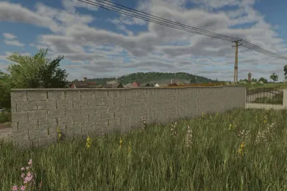 Бетонний паркан для Farming Simulator 25 — 2