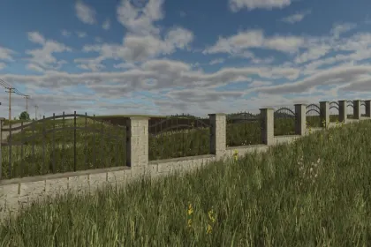Бетонний паркан для Farming Simulator 25 — 3