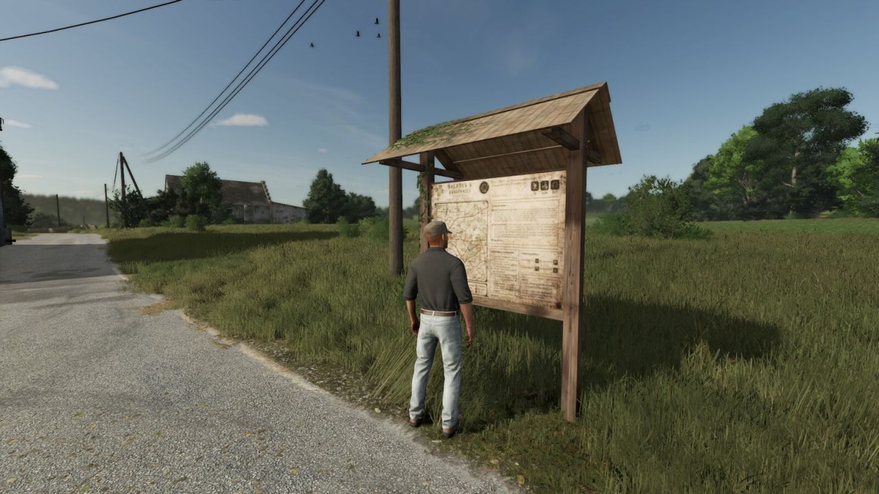 Декоративна інформаційна панель (Prefab) для Farming Simulator 25