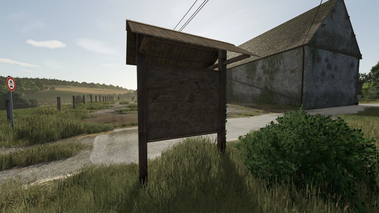 Декоративна інформаційна панель (Prefab) для Farming Simulator 25