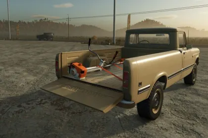 Effizienter Trimmer Stihl FS 221 für Saubere Böschungen in Farming Simulator 25