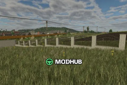 Concrete Tile Fence V1.0 for FS25