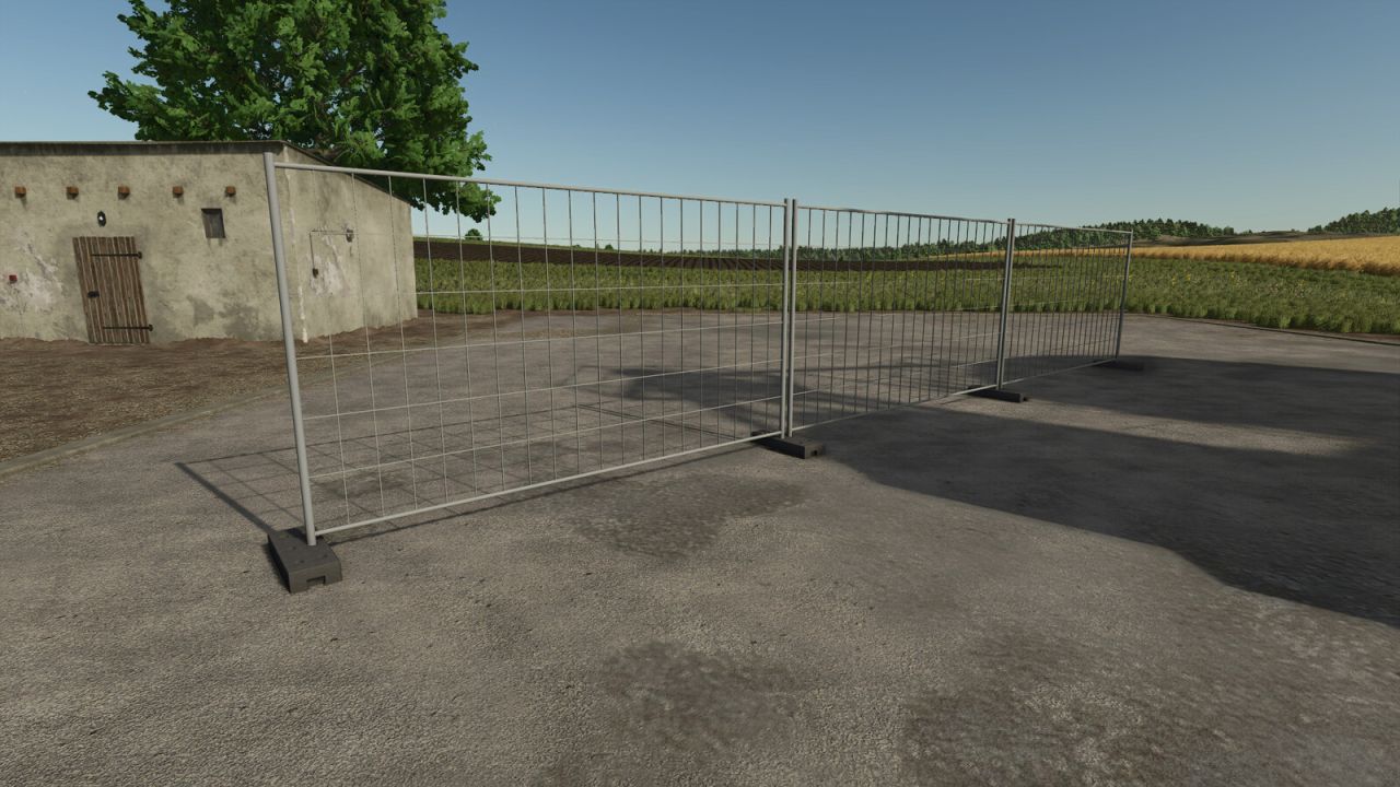 Будівельний паркан Construction Fence для Farming Simulator 25