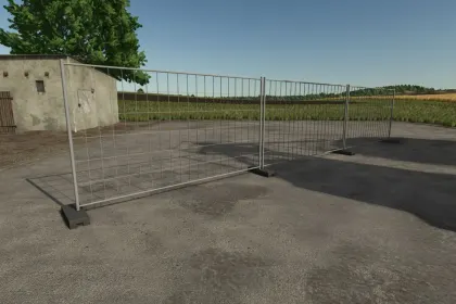 Будівельний паркан Construction Fence для Farming Simulator 25 — 2