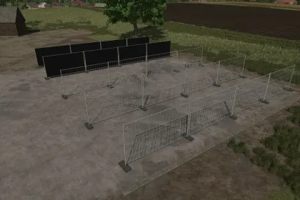 Будівельний паркан Construction Fence для Farming Simulator 25 — 3